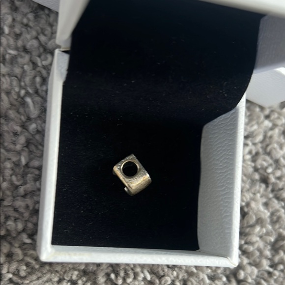 Silver Initial 'J' Charm - Picture 2 of 7